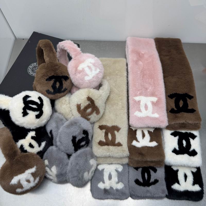 Chanel Scarf Earmuff dx30